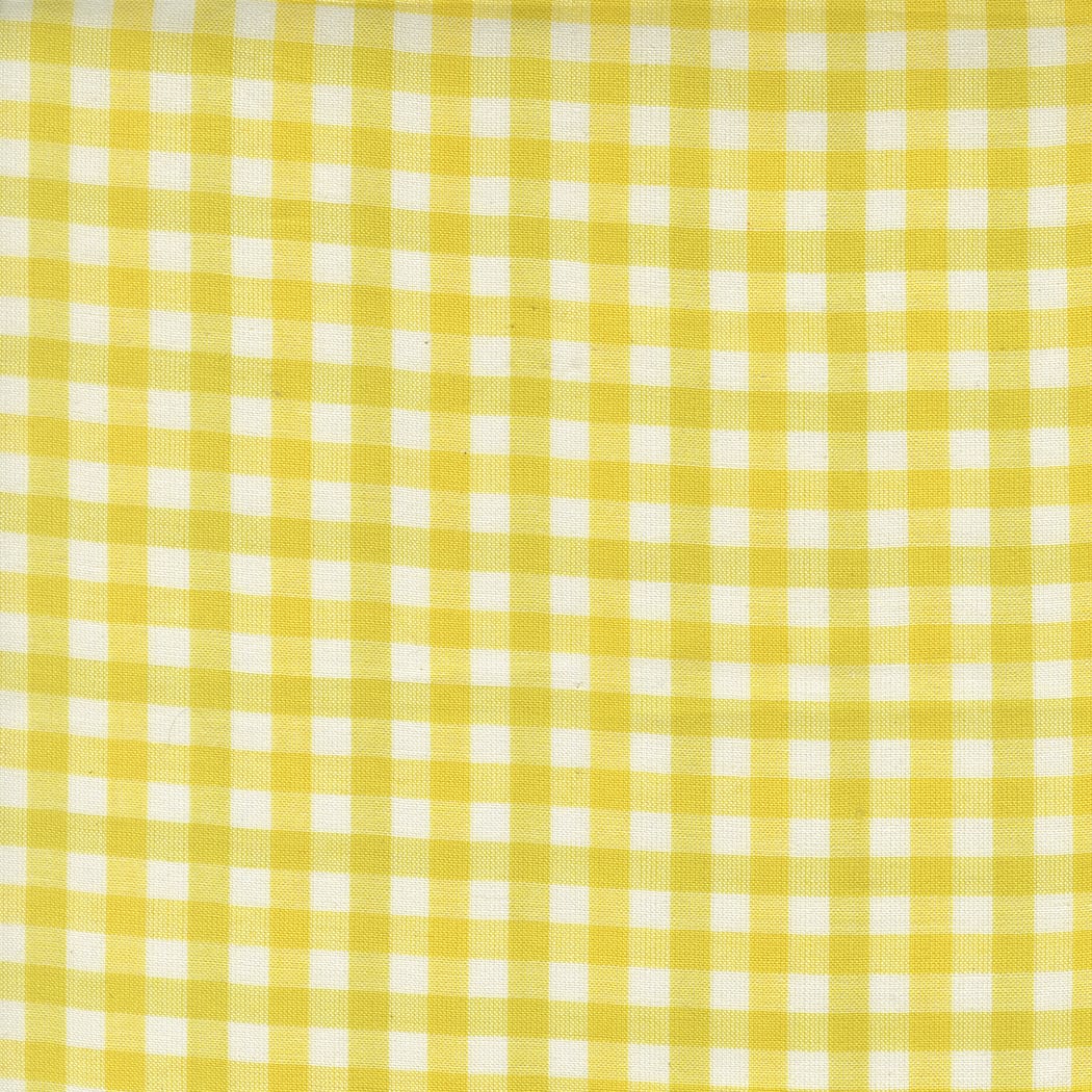 Yellow Checks Moda Fabric Moda Popcorn Wovens - The Sewing Studio