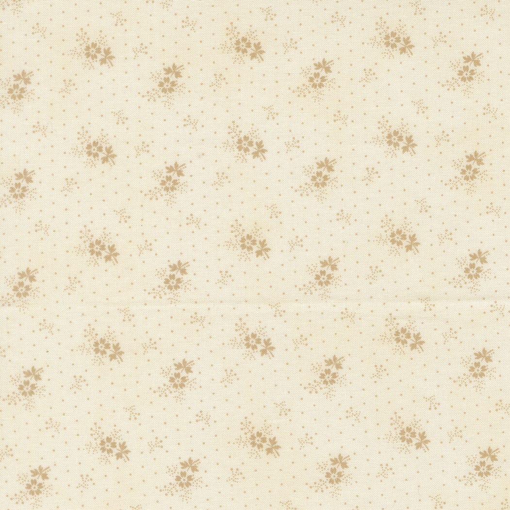 Creams and Naturals Floral Moda Fabric Moda Breathtaking Blues - The Sewing Studio
