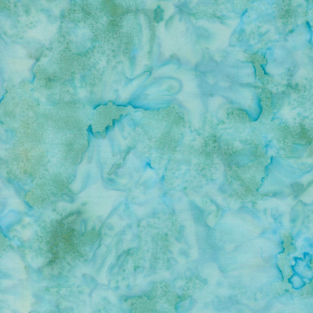 Blue Hand Dyed Moda Fabric Moda Mermaid Batiks Fabric - The Sewing Studio