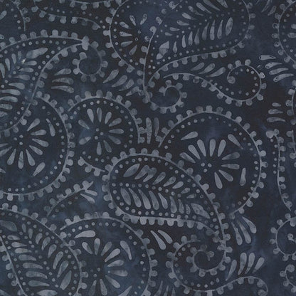 Blue Hand Dyed, Foliage Moda Fabric Moda Blue Ridge Batiks - The Sewing Studio