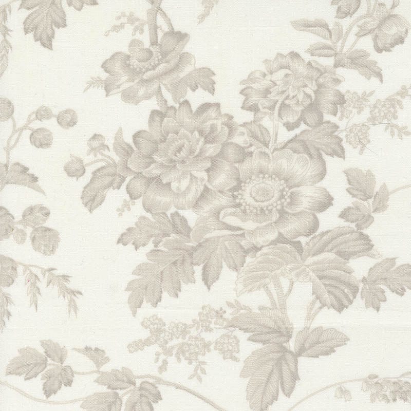 Moda Fabric Moda 3 Sisters Favorites Vintage Linens Sisters Floral Cream 44360-11  - The Sewing Studio