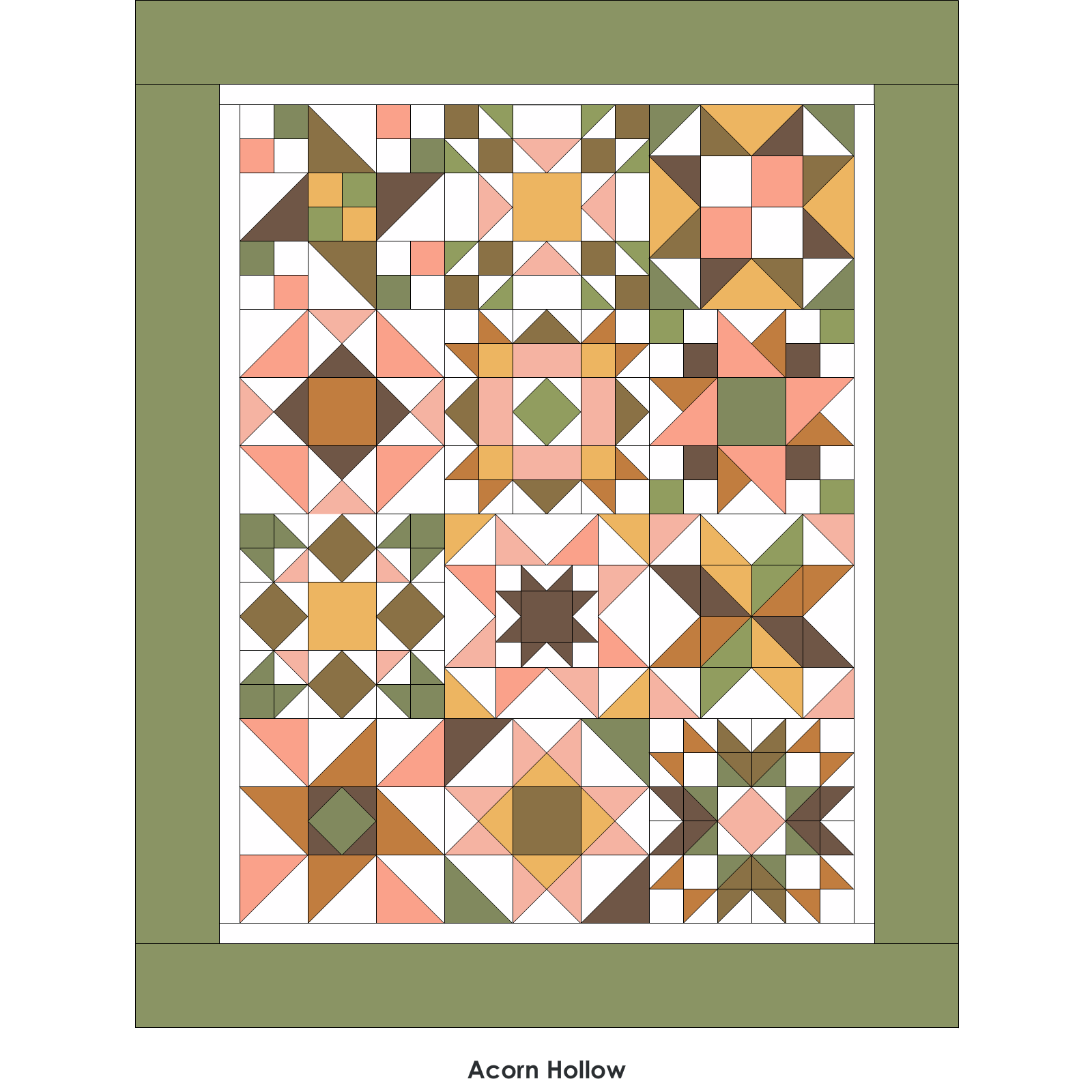 Moda Fabric Moda Acorn Hollow Quillow Bundle  - The Sewing Studio