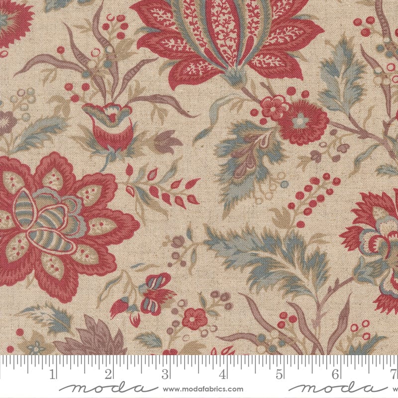 Moda Fabric Moda Fleur De Paris Linen  - The Sewing Studio
