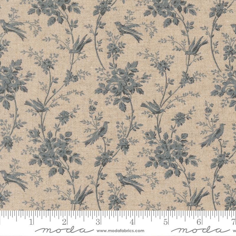 Moda Fabric Moda Fleur De Paris Linen  - The Sewing Studio