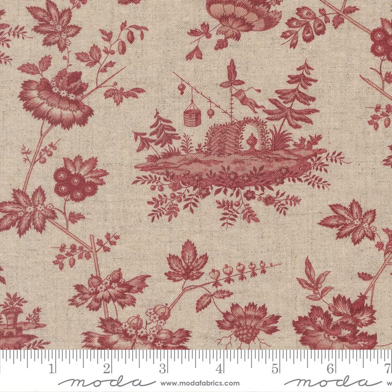 Moda Fabric Moda Fleur De Paris Linen  - The Sewing Studio