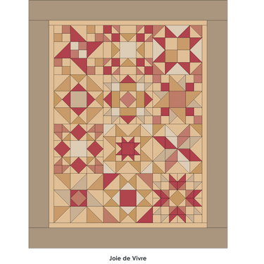 Moda Fabric Moda Joie de Vivre Quillow Bundle  - The Sewing Studio for sale UK - The Sewing Studio