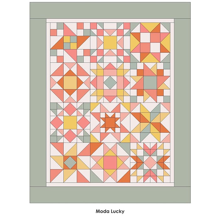 Moda Fabric Moda Lucky Quillow Bundle - The Sewing Studio