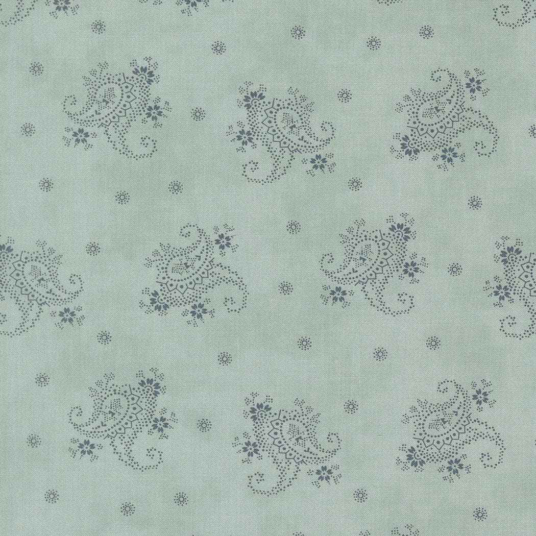 Blue Floral Moda Fabric Moda Breathtaking Blues - The Sewing Studio