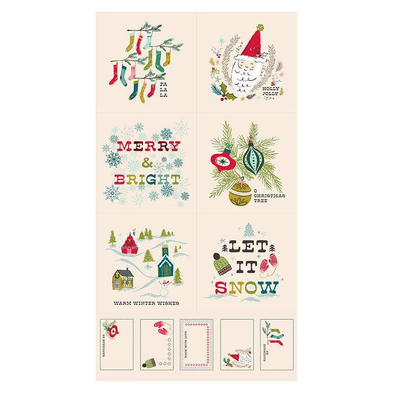Moda Cozy Wonderland Fabric Panel 45599-11 | Fabric Panels & Labels