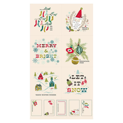 Moda Fabric Panels & Labels Moda Cozy Wonderland Fabric Panel 45599-11  - The Sewing Studio