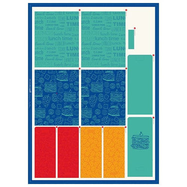 Moda Fabric Panels & Labels Moda Cut Sew Create - Lunch Bag Panel  - The Sewing Studio for sale UK - The Sewing Studio