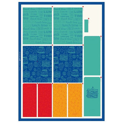 Moda Fabric Panels & Labels Moda Cut Sew Create - Lunch Bag Panel  - The Sewing Studio