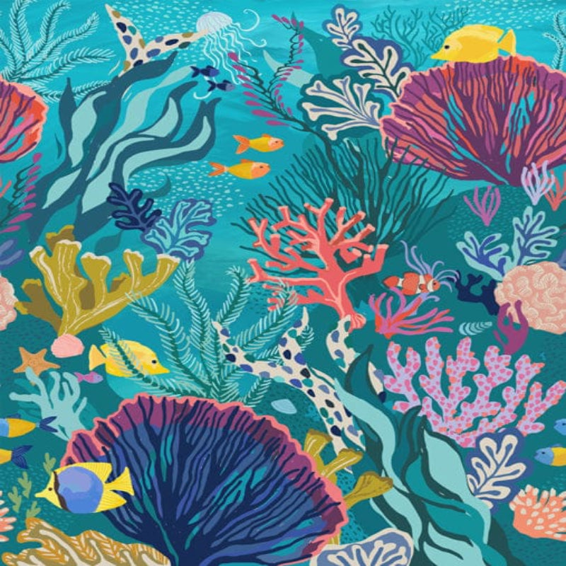 Moda Reef Fabric Panel | Fabric Panels & Labels
