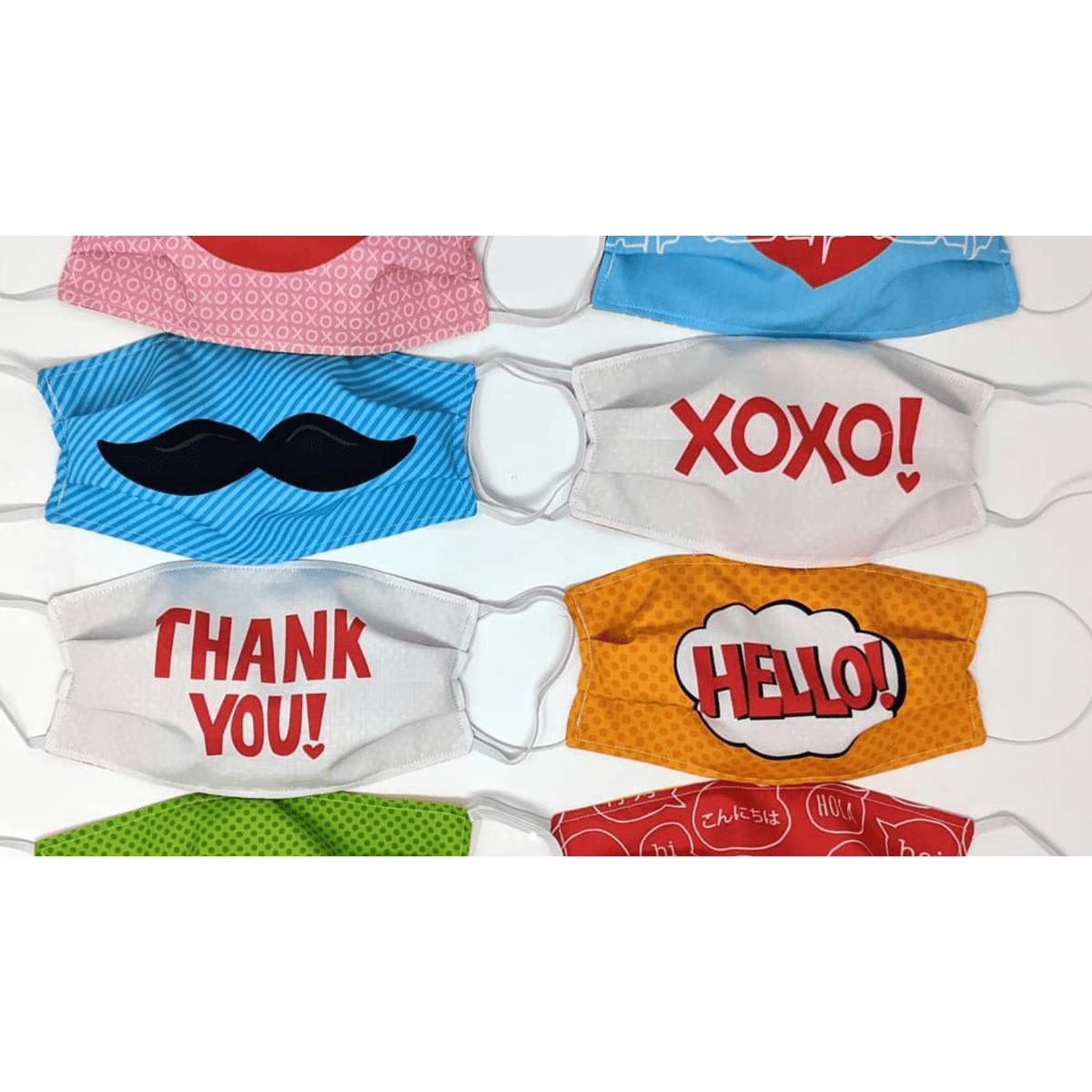 Moda Safety First Mask Panel: Perfect for Photo Booth Props And Patches ...