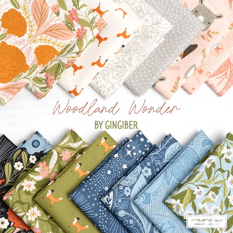 Moda Woodland Wonder Animal Fabric Panel 48400-11 | Fabric Panels & Labels