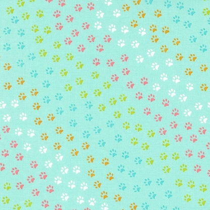 Green Dogs and Cats Moda Fabric Moda Here Kitty Kitty - The Sewing Studio