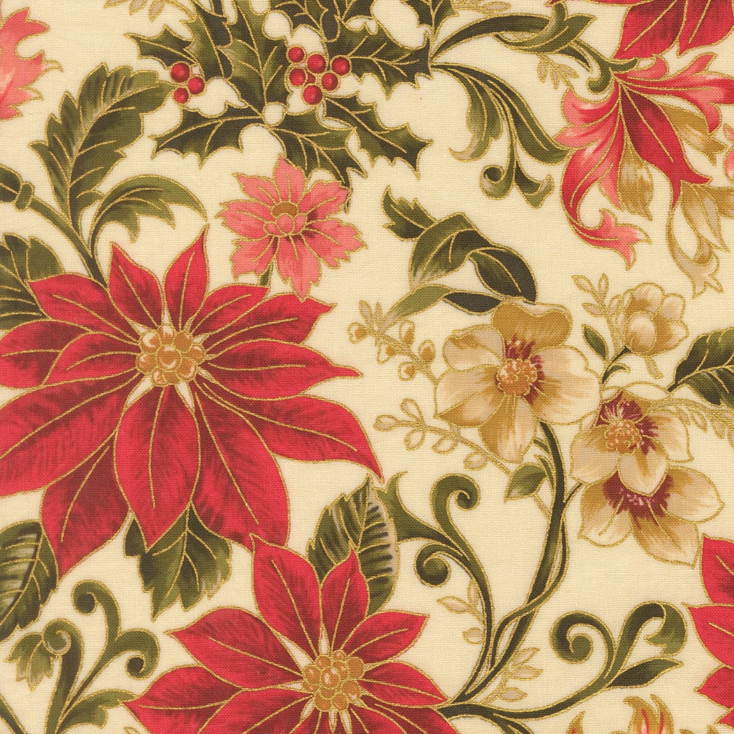 Moda Fabric Moda Merry Manor Metallic 2025  - The Sewing Studio