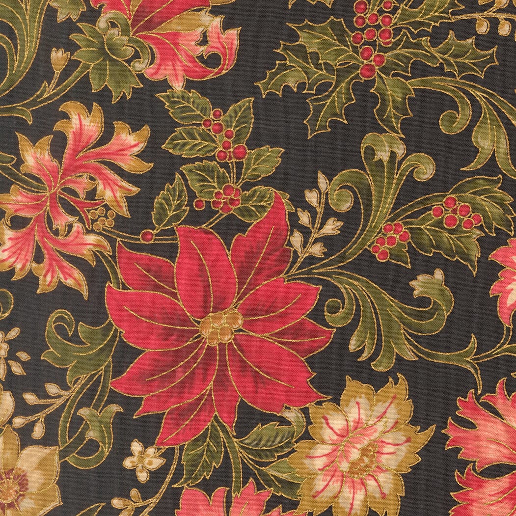 Moda Fabric Moda Merry Manor Metallic 2025  - The Sewing Studio