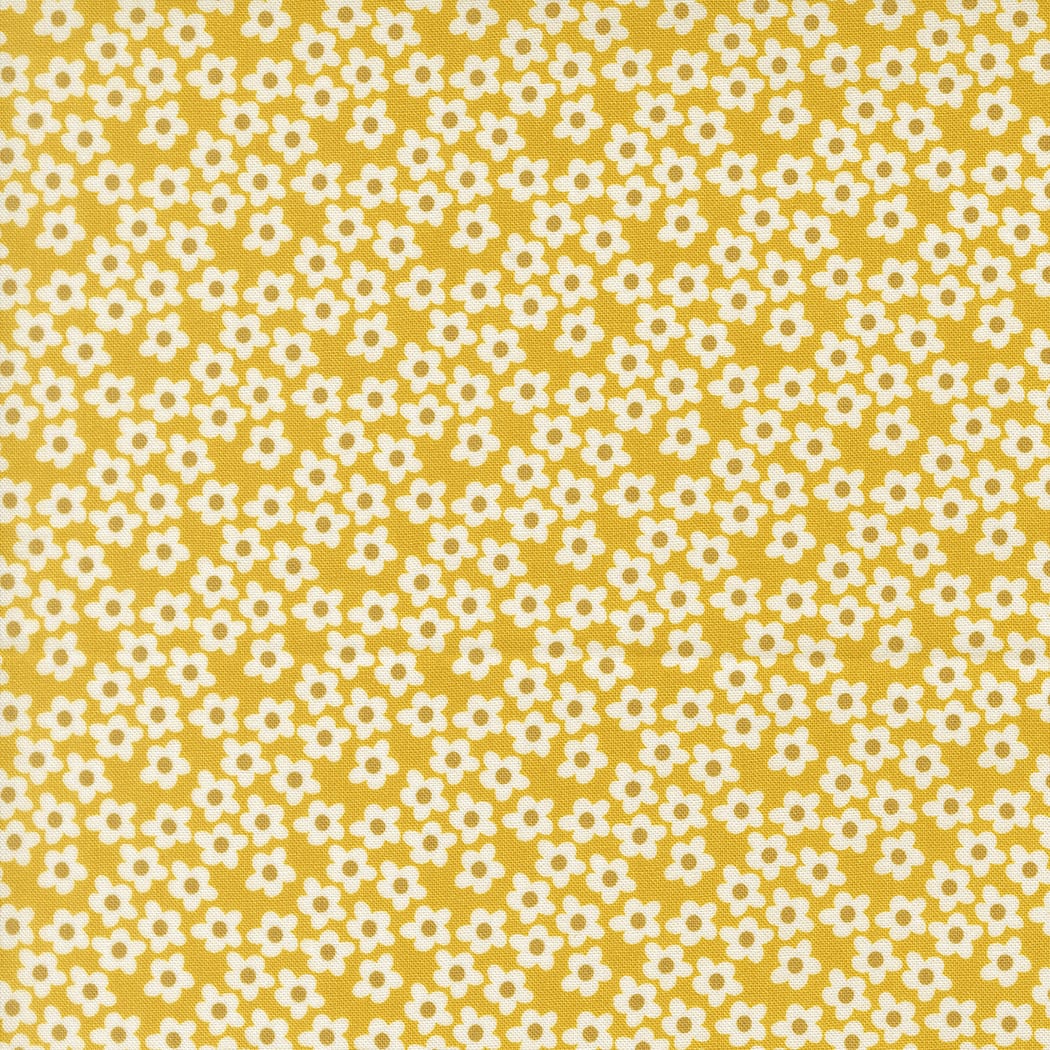 Orange Floral Moda Fabric Moda Popcorn - The Sewing Studio