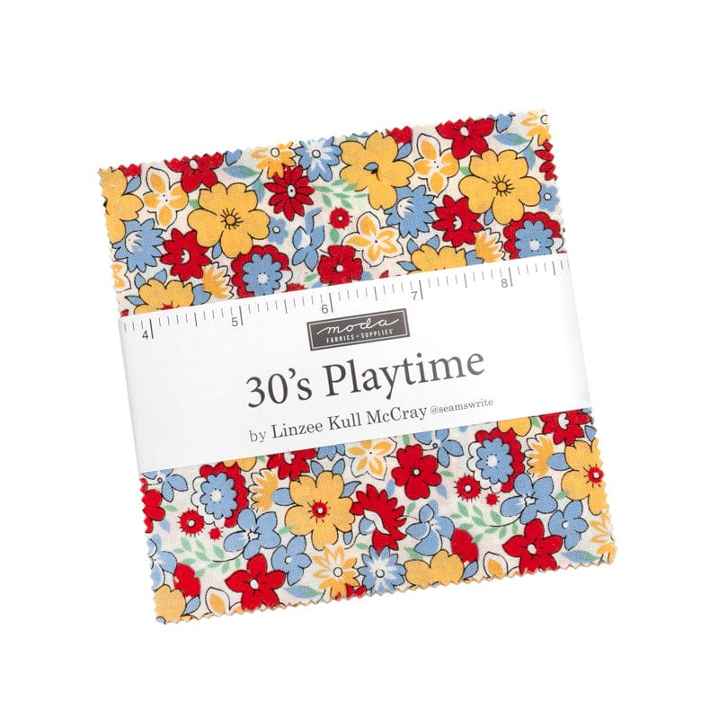 Moda Fabric Pre Cuts Moda 30s Playtime 2025 Charm Pack  - The Sewing Studio