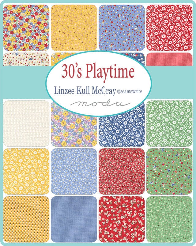 Moda Fabric Pre Cuts Moda 30s Playtime 2025 Fat Quarter Bundle  - The Sewing Studio