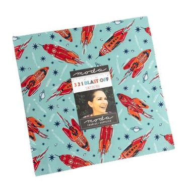 Moda Fabric Pre Cuts Moda 321 Blast Off Layer Cake  - The Sewing Studio for sale UK - The Sewing Studio