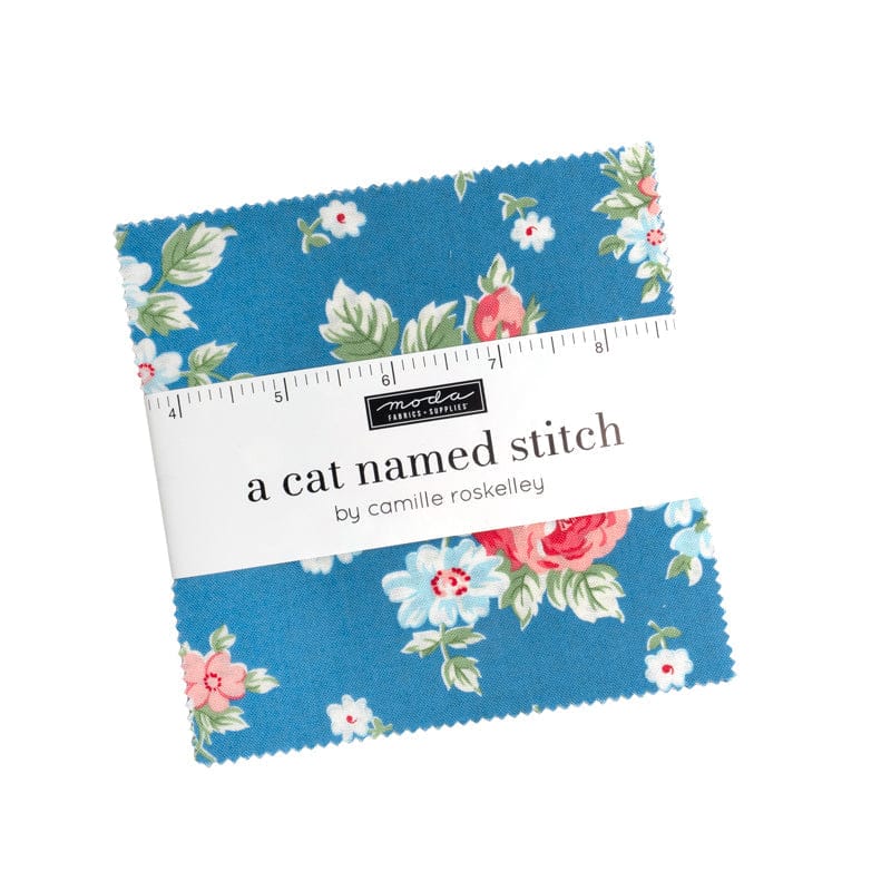 Moda Fabric Pre Cuts Moda A Cat Named Stitch Charm Pack  - The Sewing Studio