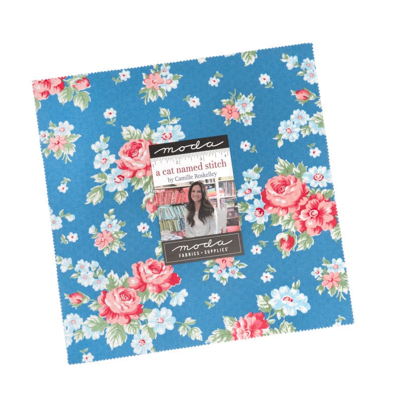 Moda Fabric Pre Cuts Moda A Cat Named Stitch Layer Cake  - The Sewing Studio