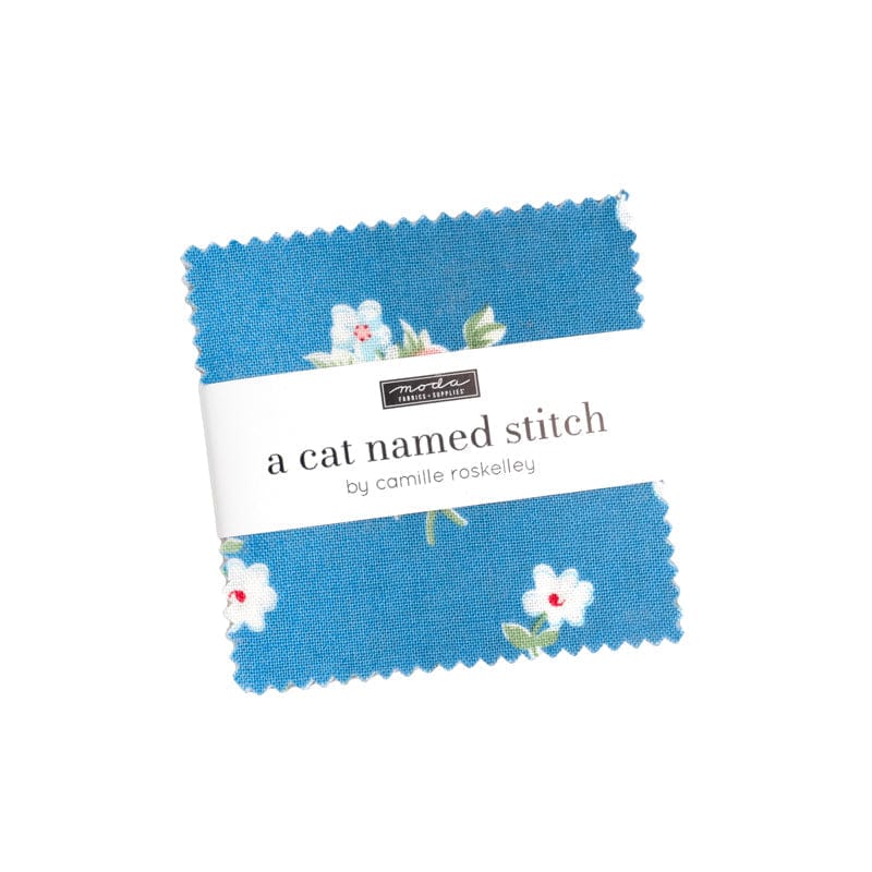 Moda Fabric Pre Cuts Moda A Cat Named Stitch Mini Charm Pack  - The Sewing Studio