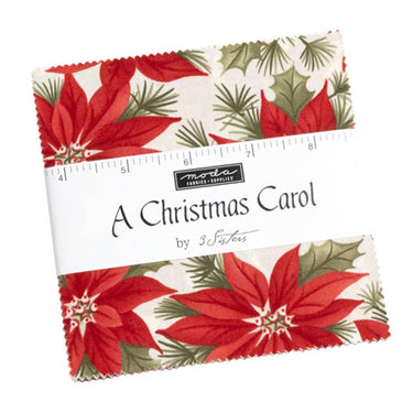Moda Fabric Pre Cuts Moda A Christmas Carol Charm Pack 44350PP  - The Sewing Studio for sale UK - The Sewing Studio