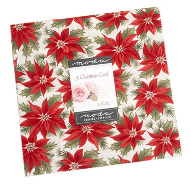 Moda Fabric Pre Cuts Moda A Christmas Carol Layer Cake 44350LC  - The Sewing Studio for sale UK - The Sewing Studio