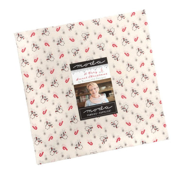 Moda Fabric Pre Cuts Moda A Very Sweet Christmas Layer Cake 3060LC  - The Sewing Studio for sale UK - The Sewing Studio