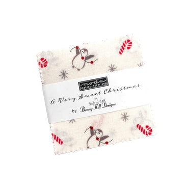Moda Fabric Pre Cuts Moda A Very Sweet Christmas Mini Charm Pack 3060MC  - The Sewing Studio for sale UK - The Sewing Studio