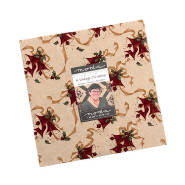 Moda Fabric Pre Cuts Moda A Vintage Christmas Layer Cake 9780LC  - The Sewing Studio for sale UK - The Sewing Studio
