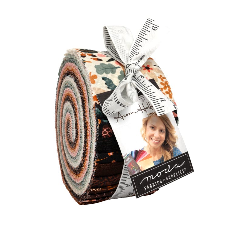 Moda Fabric Pre Cuts Moda Acorn Hollow Jelly Roll 30760JR  - The Sewing Studio