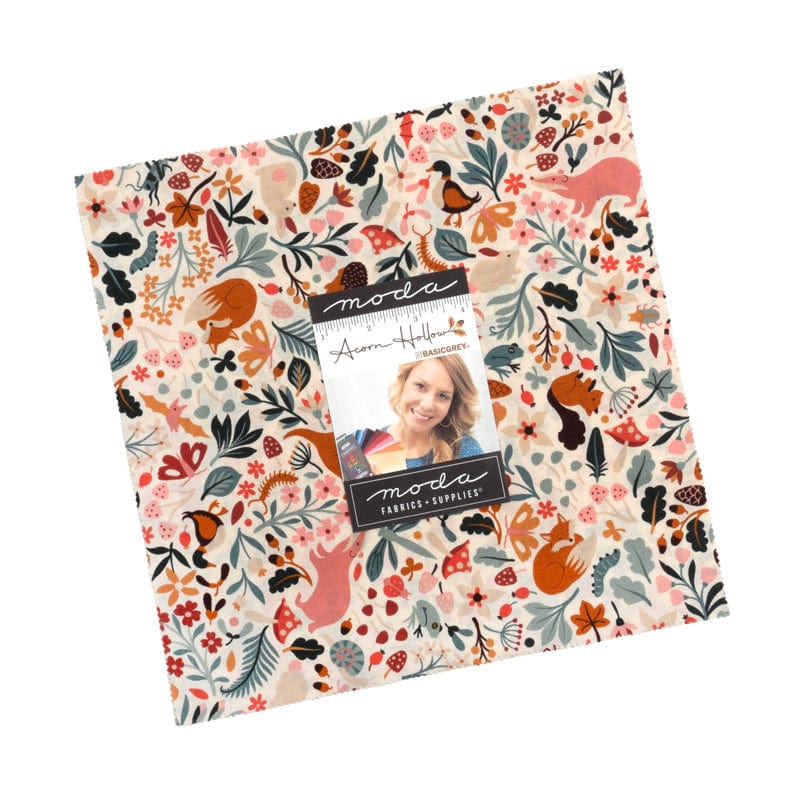 Moda Fabric Pre Cuts Moda Acorn Hollow Layer Cake 30760LC  - The Sewing Studio