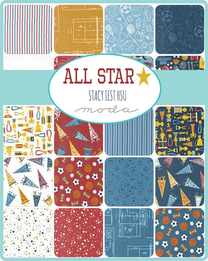 Moda Fabric Pre Cuts Moda All Star Jelly Roll - The Sewing Studio