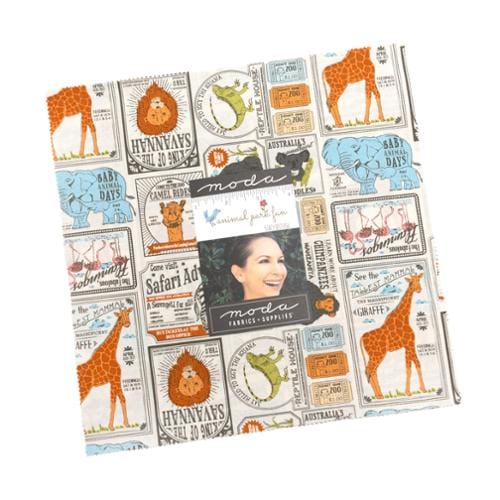 Moda Fabric Pre Cuts Moda Animal Park Fun Layer Cake  - The Sewing Studio