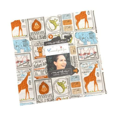 Moda Fabric Pre Cuts Moda Animal Park Fun Layer Cake  - The Sewing Studio for sale UK - The Sewing Studio