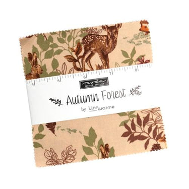 Moda Fabric Pre Cuts Moda Autumn Forest Charm Pack  - The Sewing Studio for sale UK - The Sewing Studio