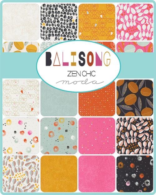 Moda Fabric Pre Cuts Moda Balisong Charm Pack  - The Sewing Studio