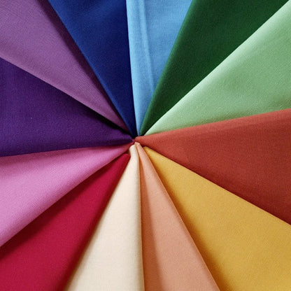Moda Fabric Pre Cuts Moda Bella Solids 12 Piece Colour Wheel Fat Quarter Bundle - The Sewing Studio