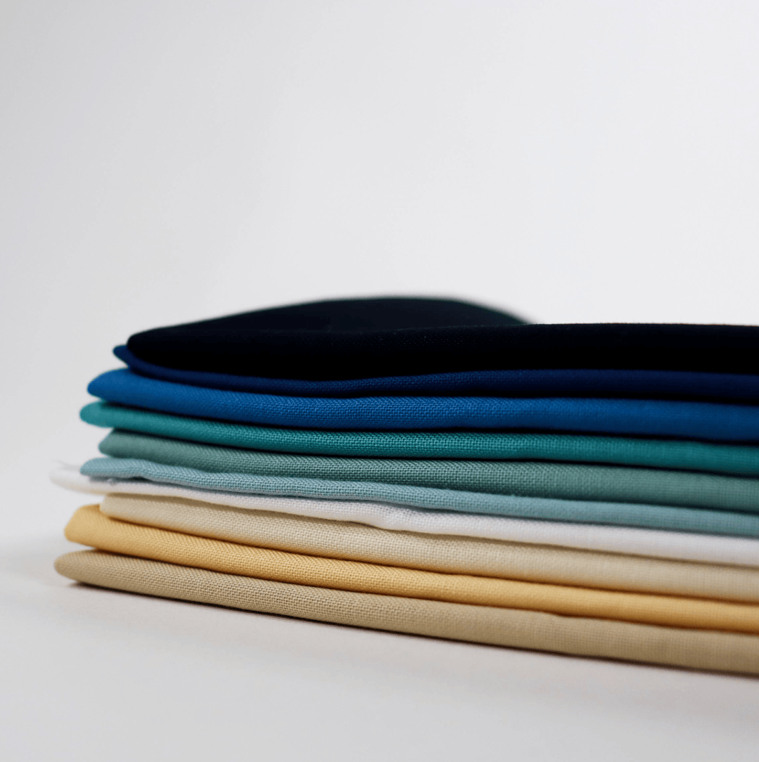 Moda Fabric Pre Cuts Moda Bella Solids Cornish Beach 10 Piece Fat Quarter Bundle - The Sewing Studio