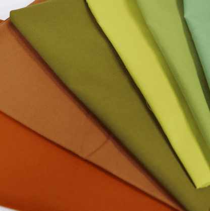 Moda Fabric Pre Cuts Moda Bella Solids Koos/Woodland 10 Piece Fat Quarter Bundle - The Sewing Studio