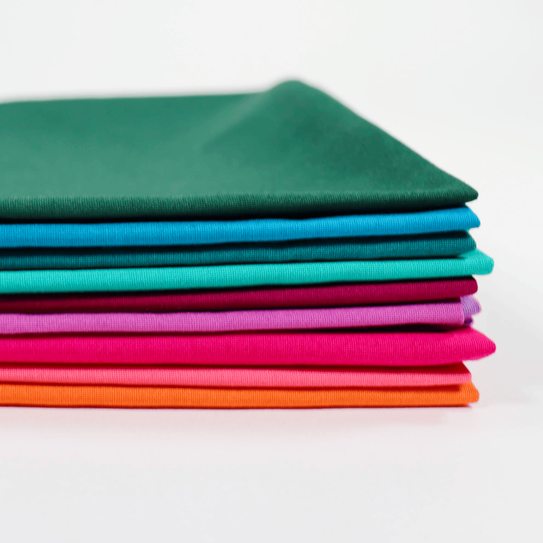 Moda Fabric Pre Cuts Moda Bella Solids Tropical Getaway 10 Piece Fat Quarter Bundle - The Sewing Studio