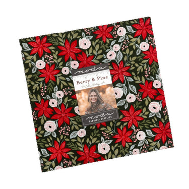 Moda Fabric Pre Cuts Moda Berry and Pine Layer Cake 5240LC  - The Sewing Studio for sale UK - The Sewing Studio