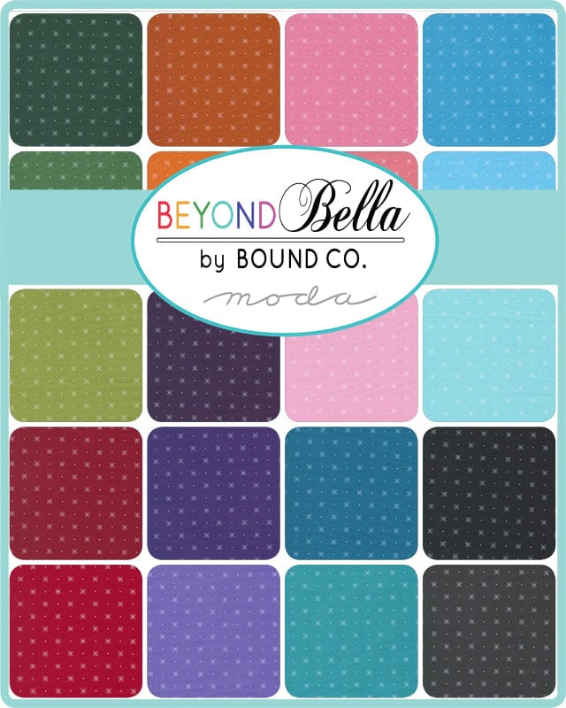 Multi-coloured Small Print Moda Fabric Pre Cuts Moda Beyond Bella Layer Cake 2023 16740NLC - The Sewing Studio