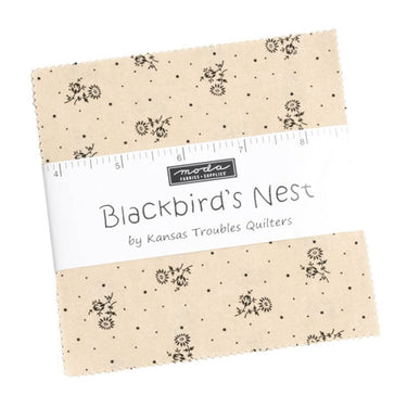Moda Fabric Pre Cuts Moda Blackbirds Nest Charm Pack 9750PP  - The Sewing Studio for sale UK - The Sewing Studio