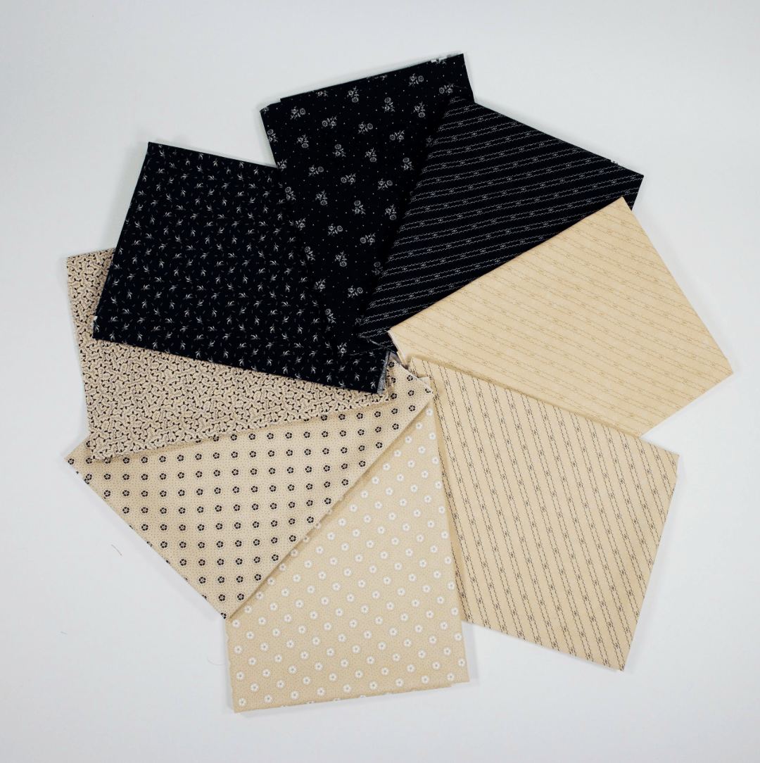 Moda Fabric Pre Cuts Moda Blackbirds Next 8 Piece Fat Quarter Bundle - The Sewing Studio