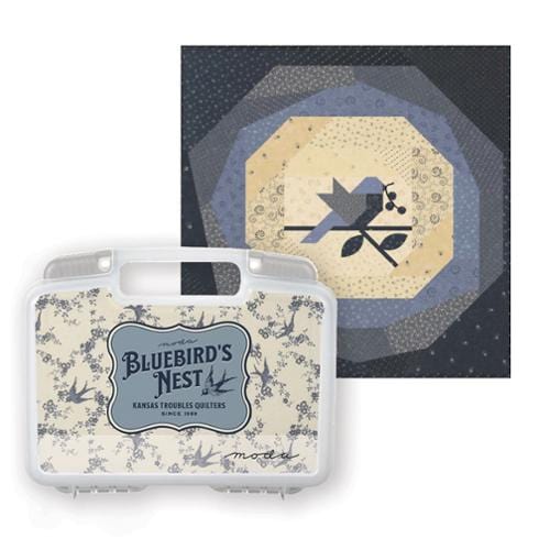 Moda Fabric Pre Cuts Moda Bluebirds Nest Collectors Box Quilt Kit  - The Sewing Studio